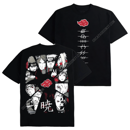 Akatsuki Team T-Shirt Sweatshirt Hoodie - Naruto Shippuden #113