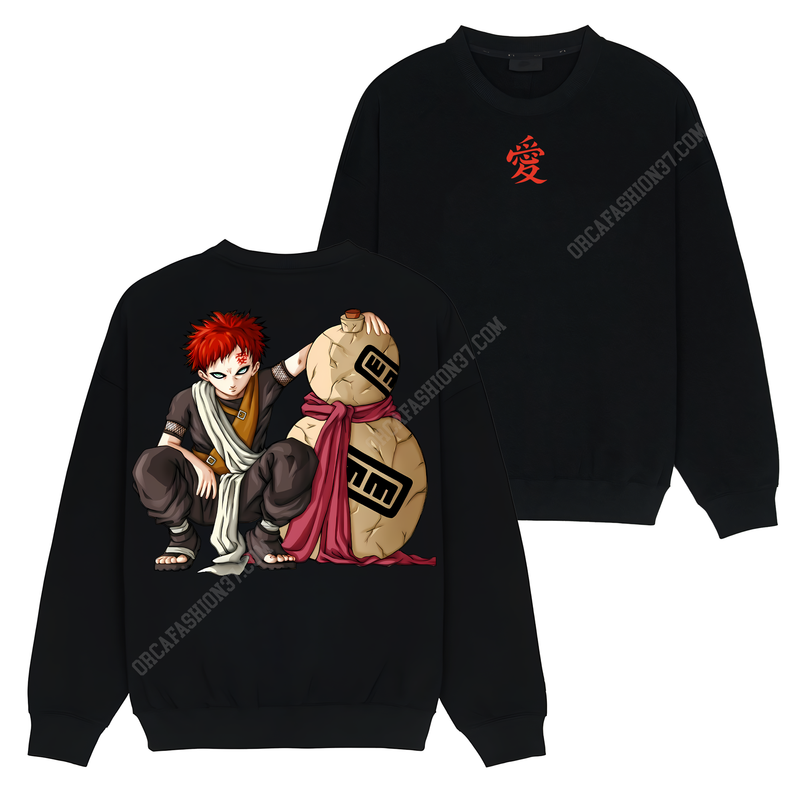Gaara Kazekage T-Shirt Sweatshirt Hoodie - Naruto Shippuden #126