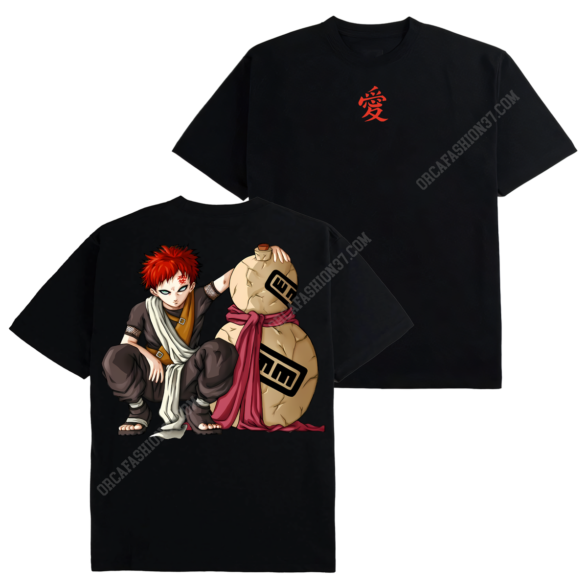 Gaara Kazekage T-Shirt Sweatshirt Hoodie - Naruto Shippuden #126