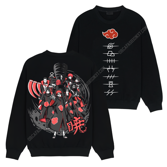 Akatsuki Team T-Shirt Sweatshirt Hoodie - Naruto Shippuden #142
