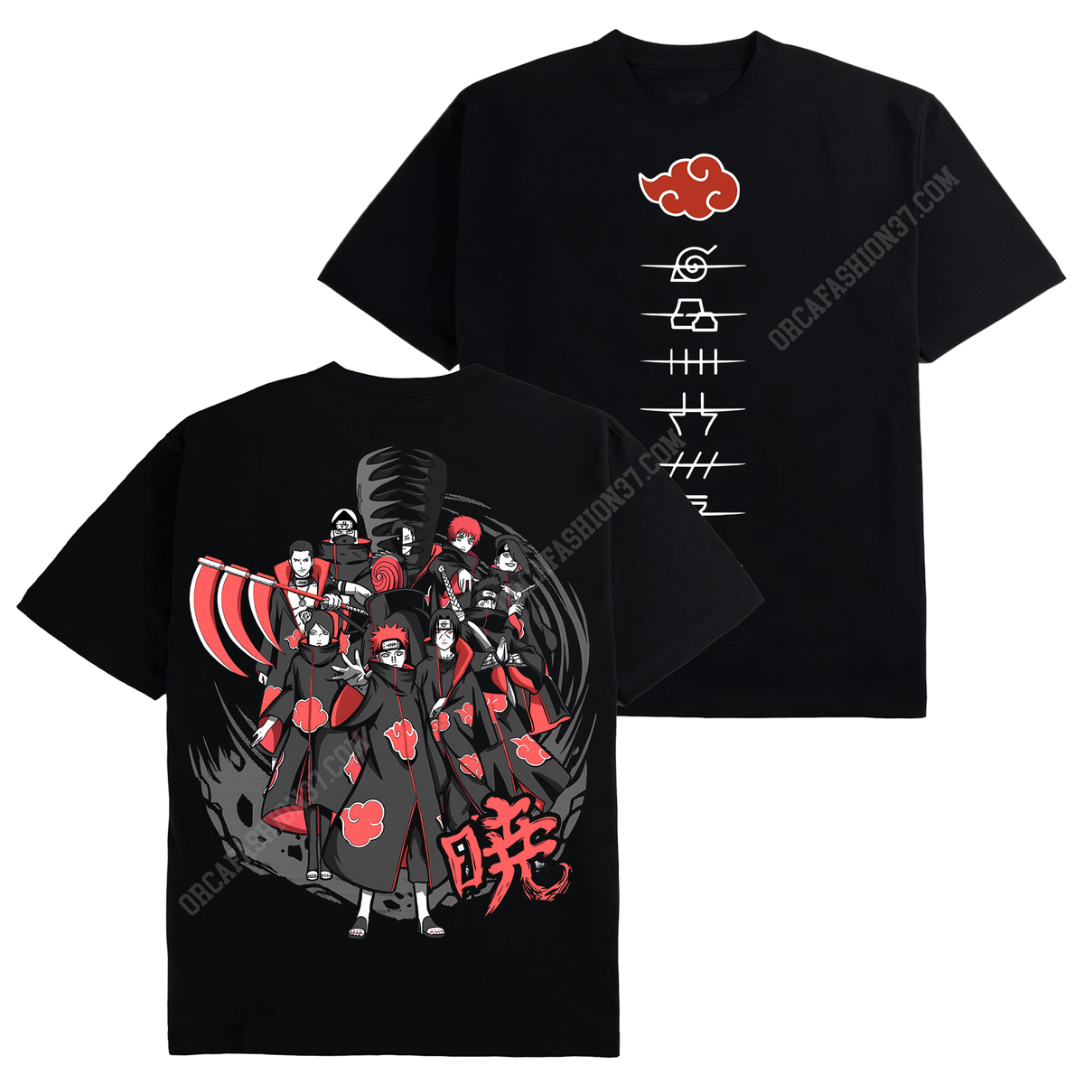 Akatsuki Team T-Shirt Sweatshirt Hoodie - Naruto Shippuden #142