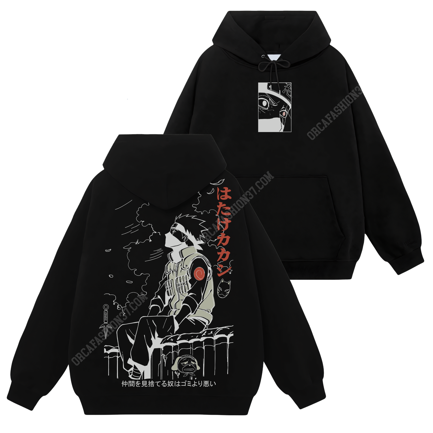 Kakashi Akatsuki T-Shirt Sweatshirt Hoodie - Naruto Shippuden #188