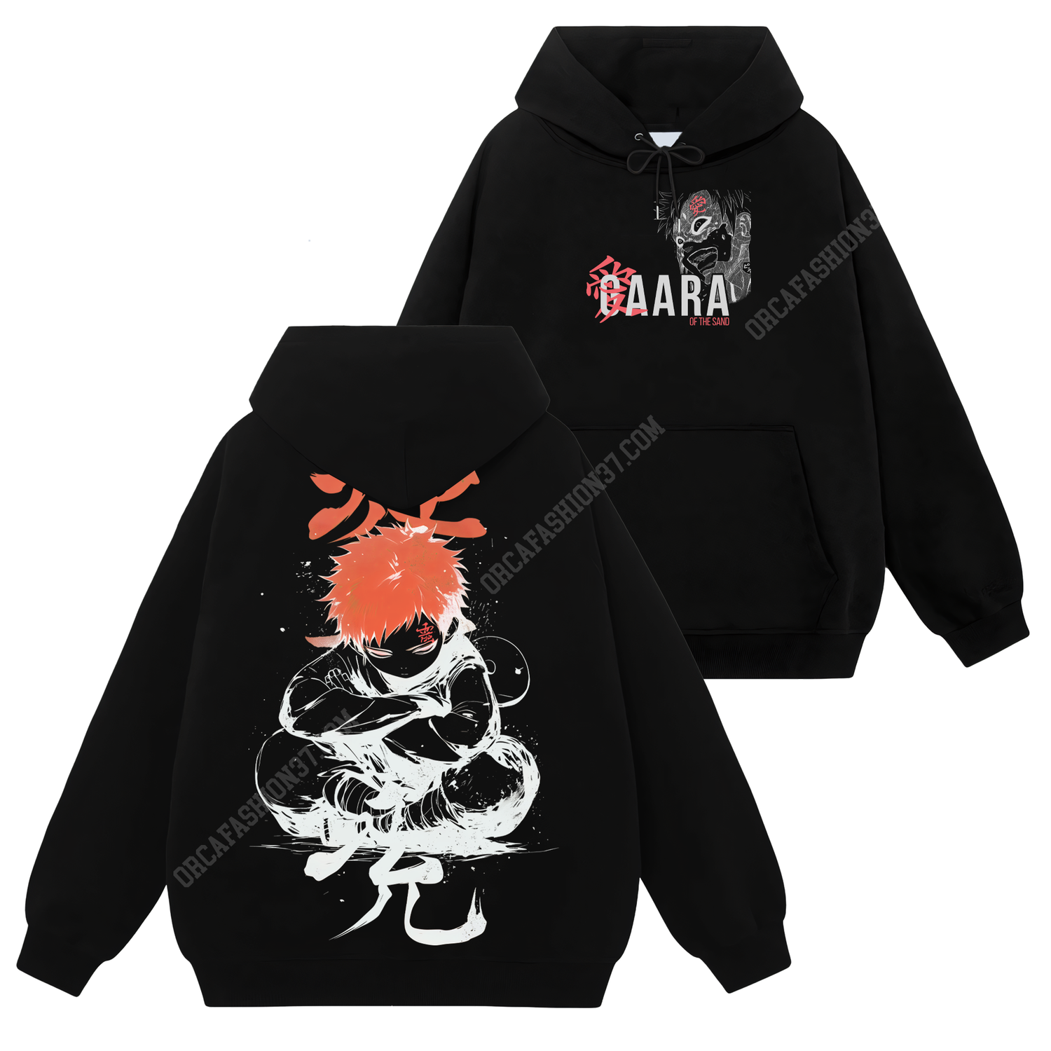 Gaara Kazekage T-Shirt Sweatshirt Hoodie - Naruto Shippuden #197