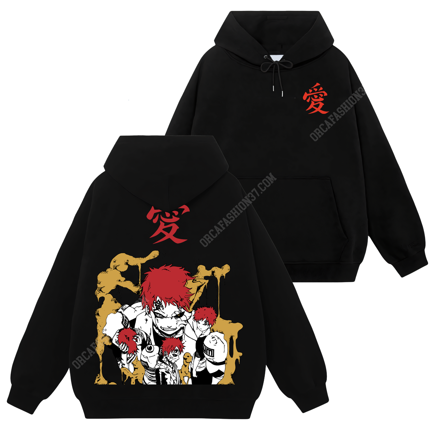 Gaara Kazekage T-Shirt Sweatshirt Hoodie - Naruto Shippuden #209