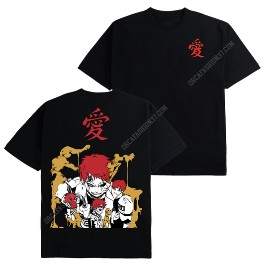 Gaara Kazekage T-Shirt Sweatshirt Hoodie - Naruto Shippuden #209