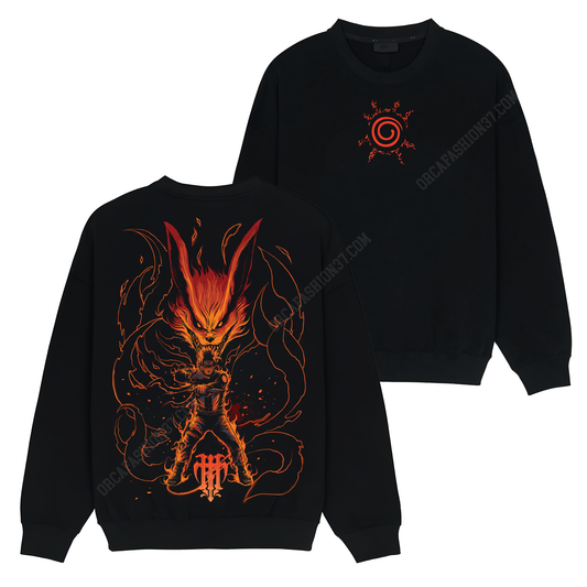 Kurama Naruto Uzumaki T-Shirt Sweatshirt Hoodie - Naruto Shippuden #221