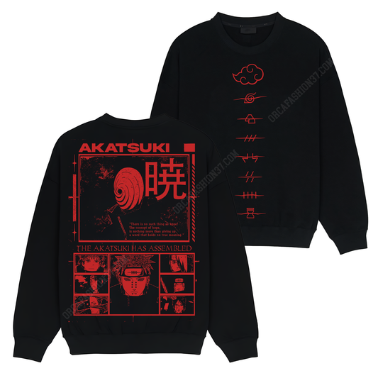 Obito Uchiha Akatsuki T-Shirt Sweatshirt Hoodie - Naruto Shippuden #226