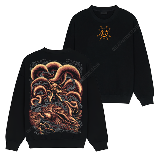 Kurama Naruto Uzumaki T-Shirt Sweatshirt Hoodie - Naruto Shippuden #231