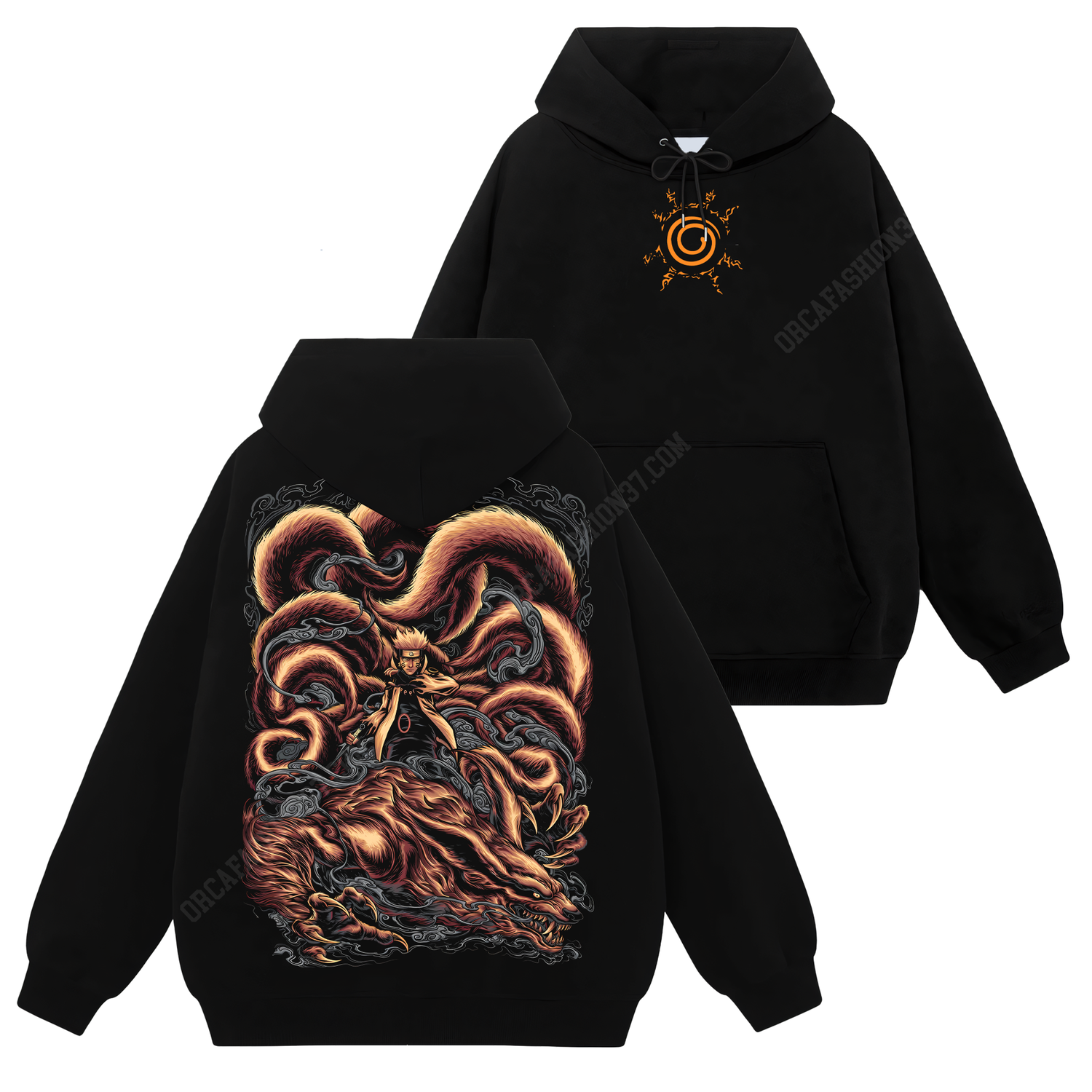 Kurama Naruto Uzumaki T-Shirt Sweatshirt Hoodie - Naruto Shippuden #231