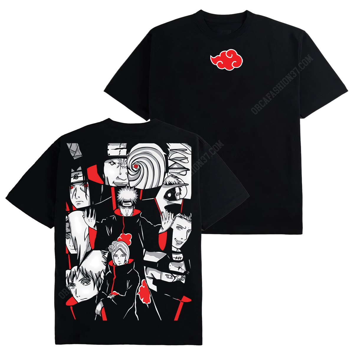 Akatsuki Team T-Shirt Sweatshirt Hoodie - Naruto Shippuden #233