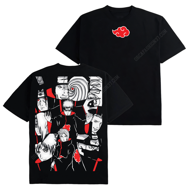 Akatsuki Team T-Shirt Sweatshirt Hoodie - Naruto Shippuden #233