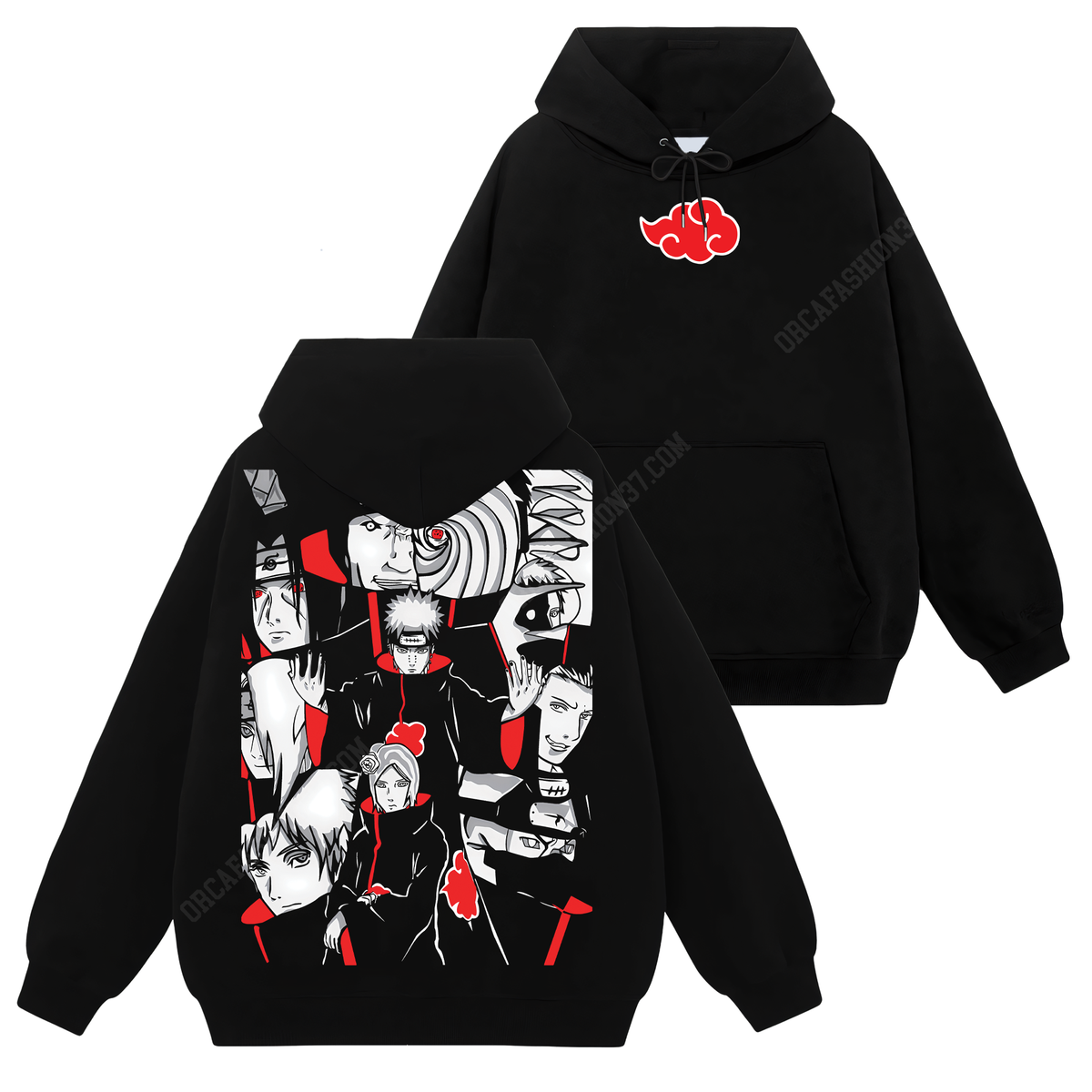 Akatsuki Team T-Shirt Sweatshirt Hoodie - Naruto Shippuden #233