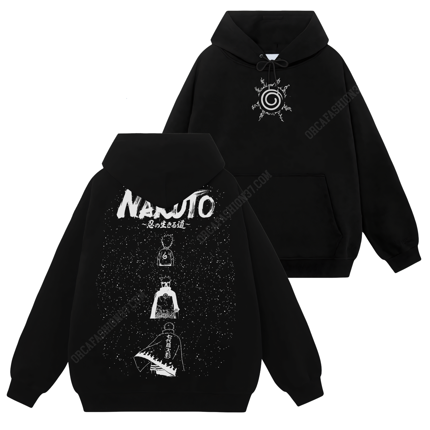 Naruto Uzumaki Hokage T-Shirt Sweatshirt Hoodie - Naruto Shippuden #236