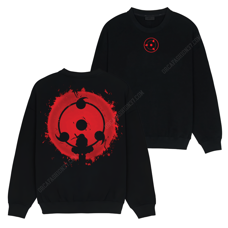 Itachi Uchiha Akatsuki Sharingan T-Shirt Sweatshirt Hoodie - Naruto Shippuden #264