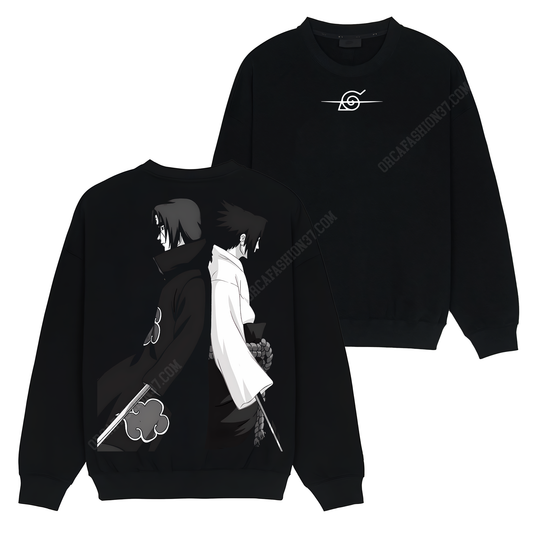 Itachi Sasuke Uchiha Akatsuki T-Shirt Sweatshirt Hoodie - Naruto Shippuden #282