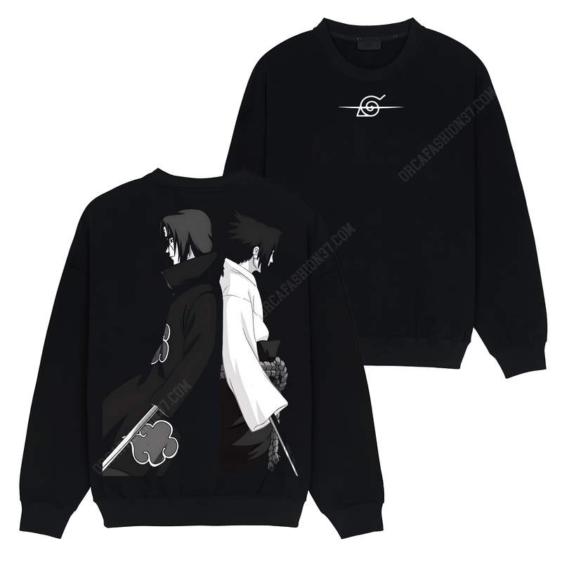 Itachi Sasuke Uchiha Akatsuki T-Shirt Sweatshirt Hoodie - Naruto Shippuden #282