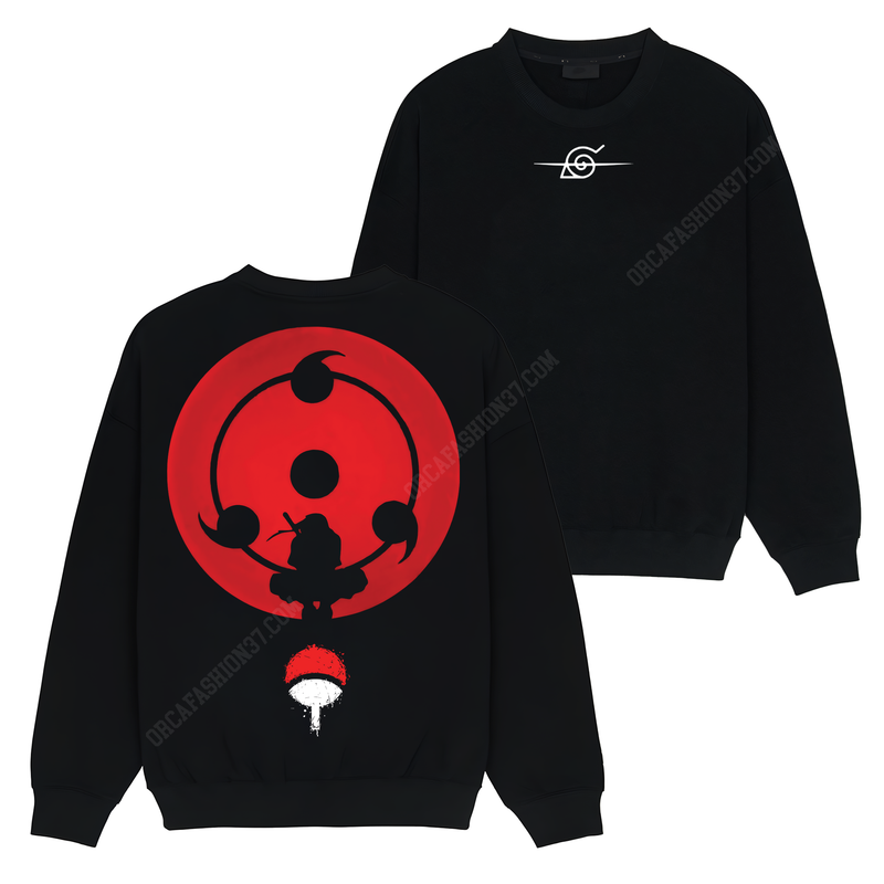 Itachi Uchiha Akatsuki Sharingan T-Shirt Sweatshirt Hoodie - Naruto Shippuden #284