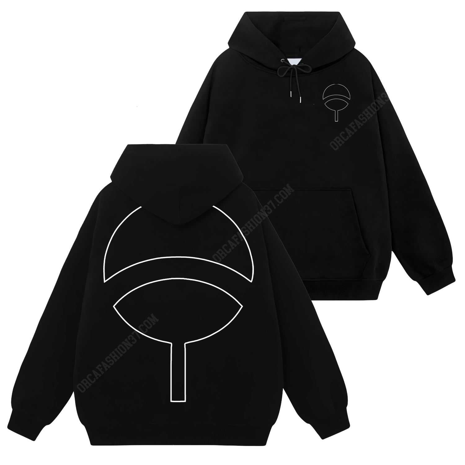 Uchiha Clan Logo T-Shirt Sweatshirt Hoodie - Naruto Shippuden #293