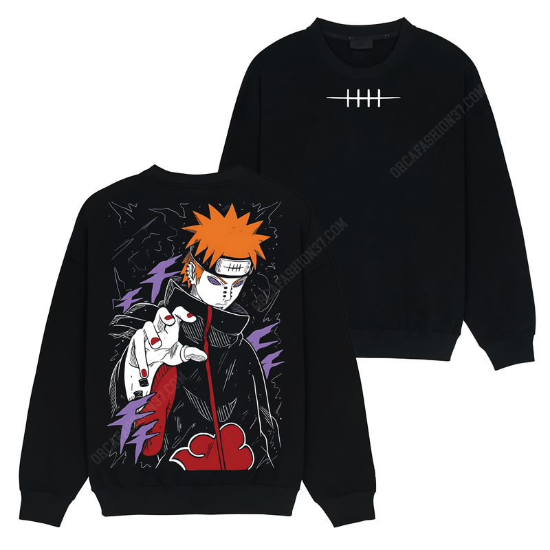 Pain Nagato Akatsuki T-Shirt Sweatshirt Hoodie - Naruto Shippuden #313