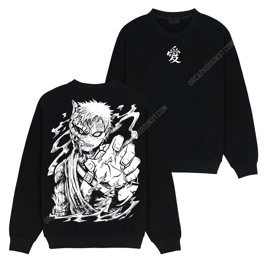 Gaara Kazekage T-Shirt Sweatshirt Hoodie - Naruto Shippuden #37