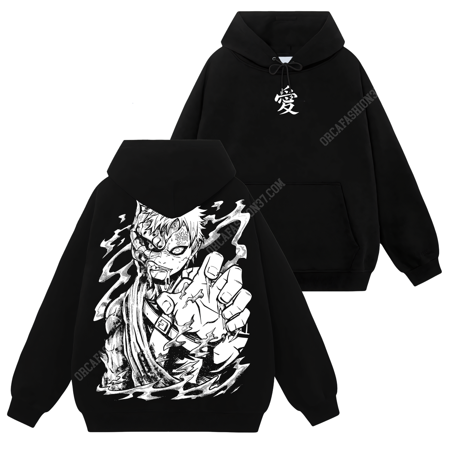 Gaara Kazekage T-Shirt Sweatshirt Hoodie - Naruto Shippuden #37