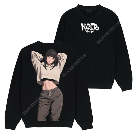 Hinata Naruto T-Shirt Sweatshirt Hoodie - Naruto Shippuden #48