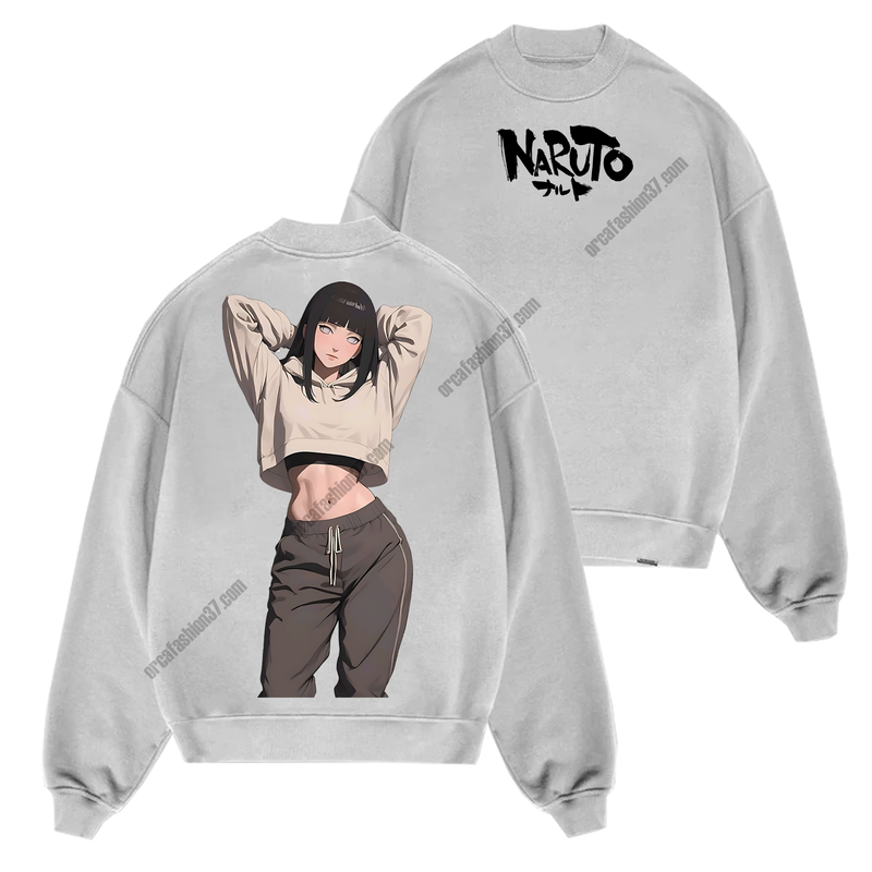 Hinata Naruto T-Shirt Sweatshirt Hoodie - Naruto Shippuden #48