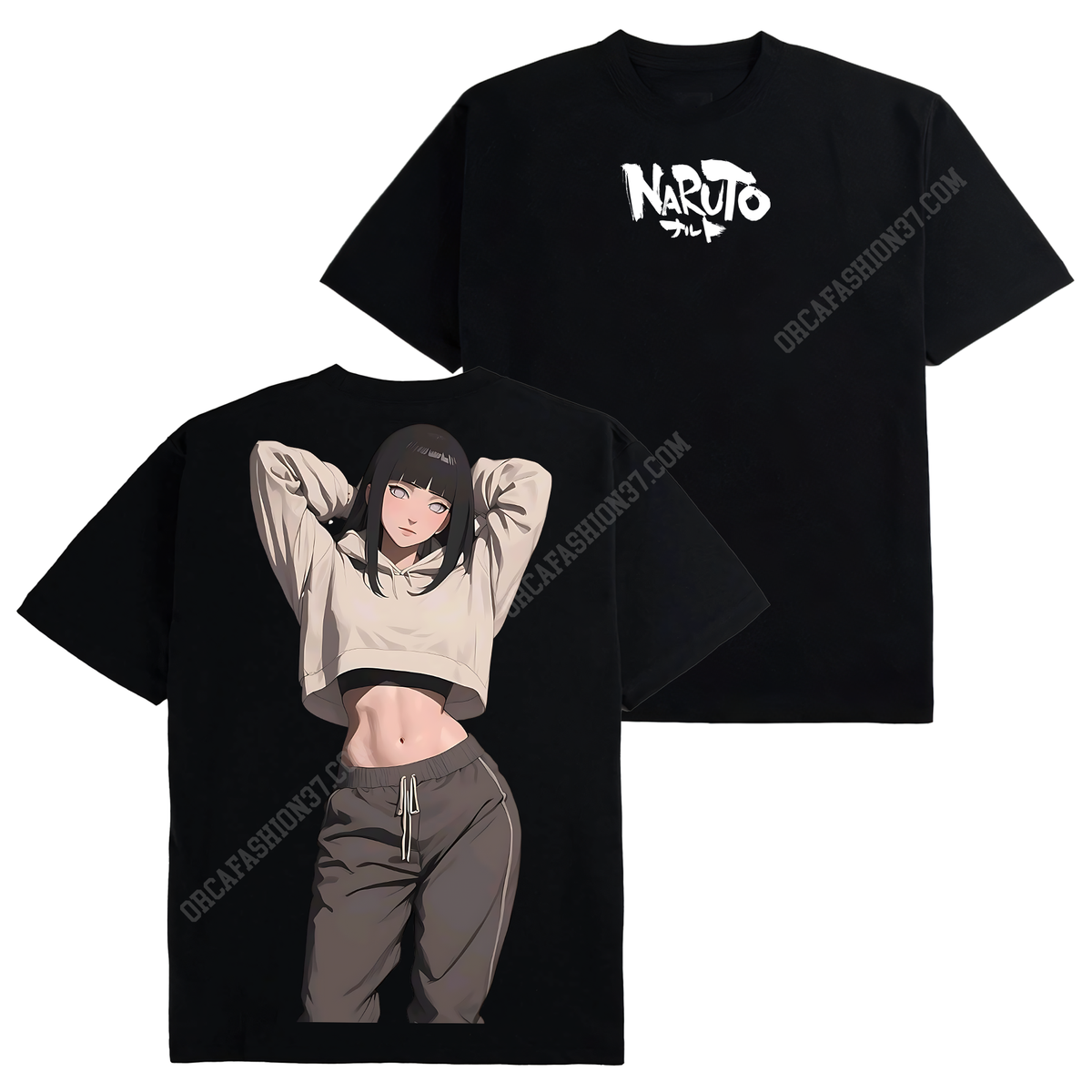 Hinata Naruto T-Shirt Sweatshirt Hoodie - Naruto Shippuden #48