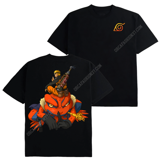 Naruto Uzumaki x Gamabunta T-Shirt Sweatshirt Hoodie - Naruto Shippuden #52