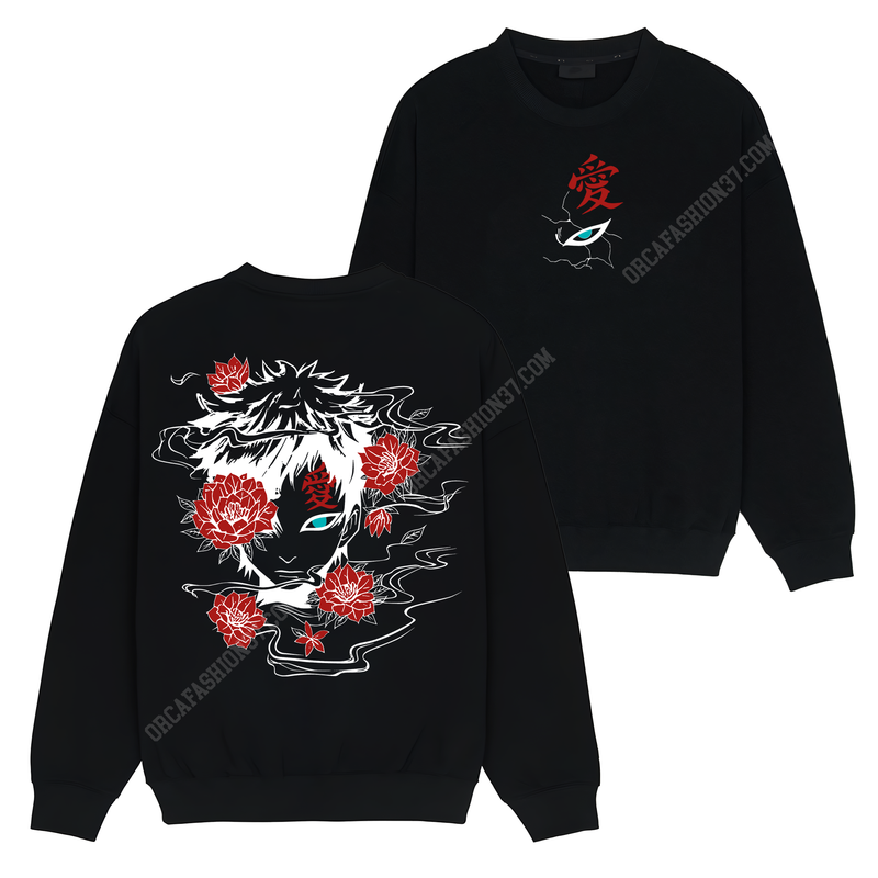 Gaara Kazekage T-Shirt Sweatshirt Hoodie - Naruto Shippuden #57