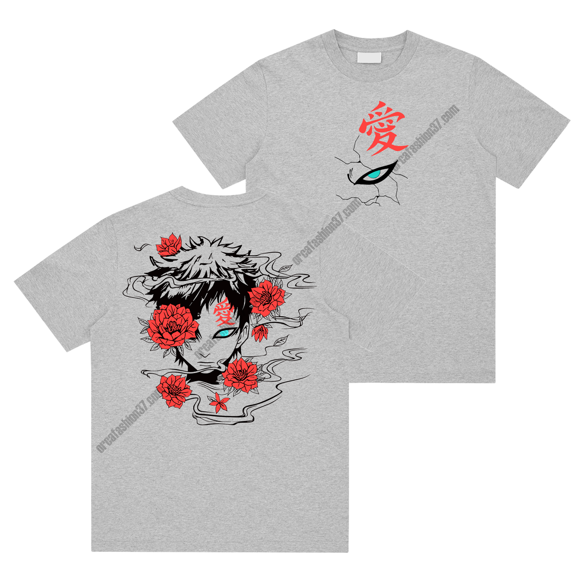 Gaara Kazekage T-Shirt Sweatshirt Hoodie - Naruto Shippuden #57