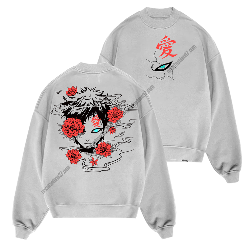 Gaara Kazekage T-Shirt Sweatshirt Hoodie - Naruto Shippuden #57