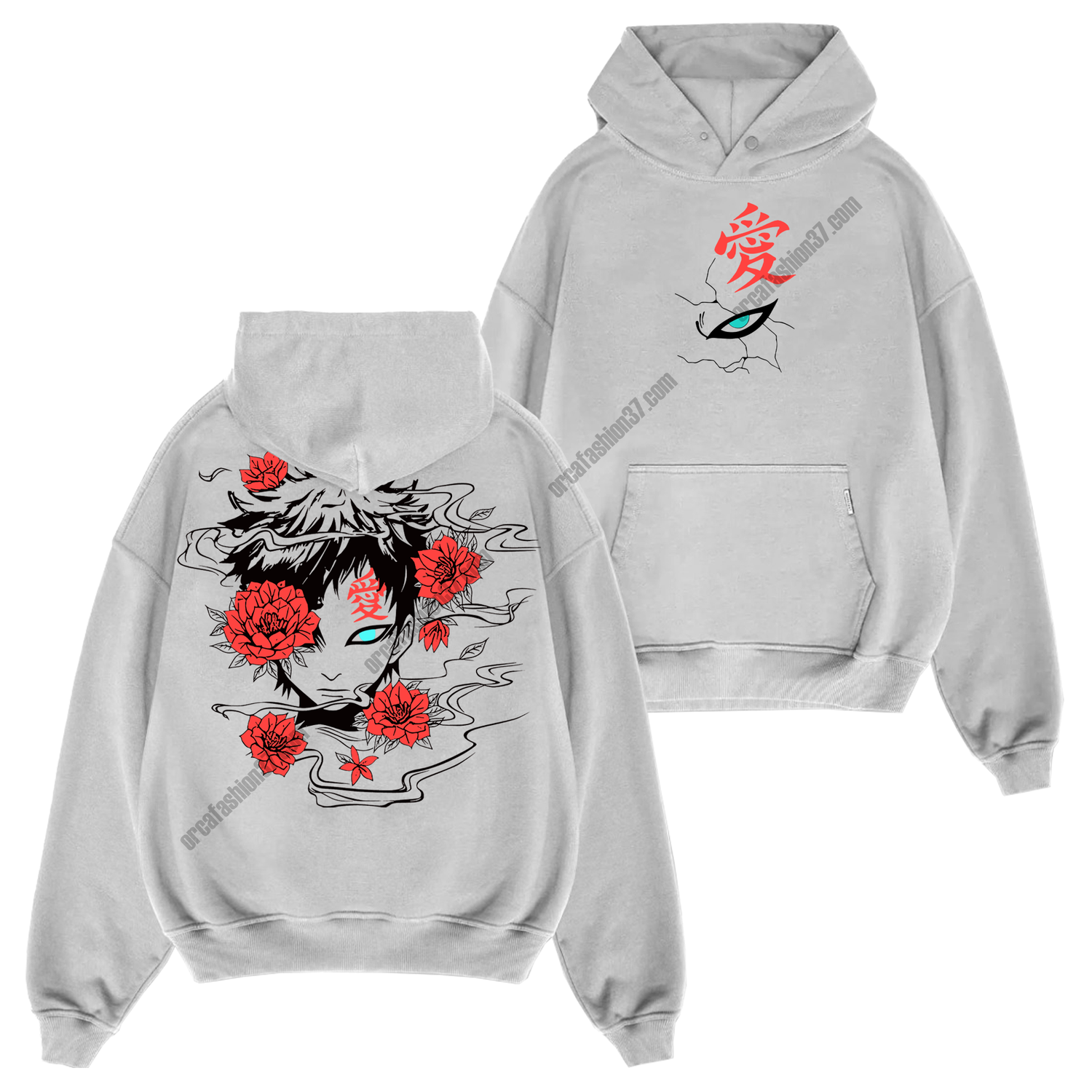 Gaara Kazekage T-Shirt Sweatshirt Hoodie - Naruto Shippuden #57