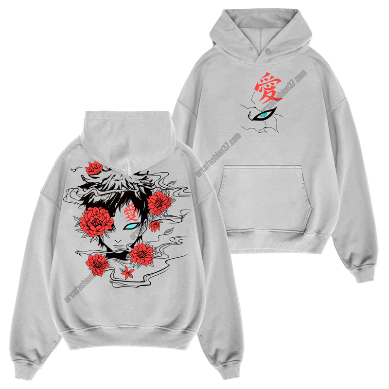 Gaara Kazekage T-Shirt Sweatshirt Hoodie - Naruto Shippuden #57