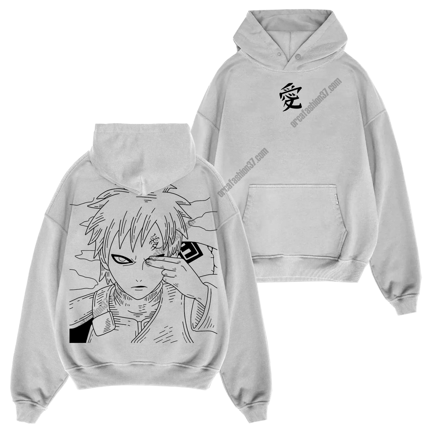 Gaara Kazekage T-Shirt Sweatshirt Hoodie - Naruto Shippuden #99