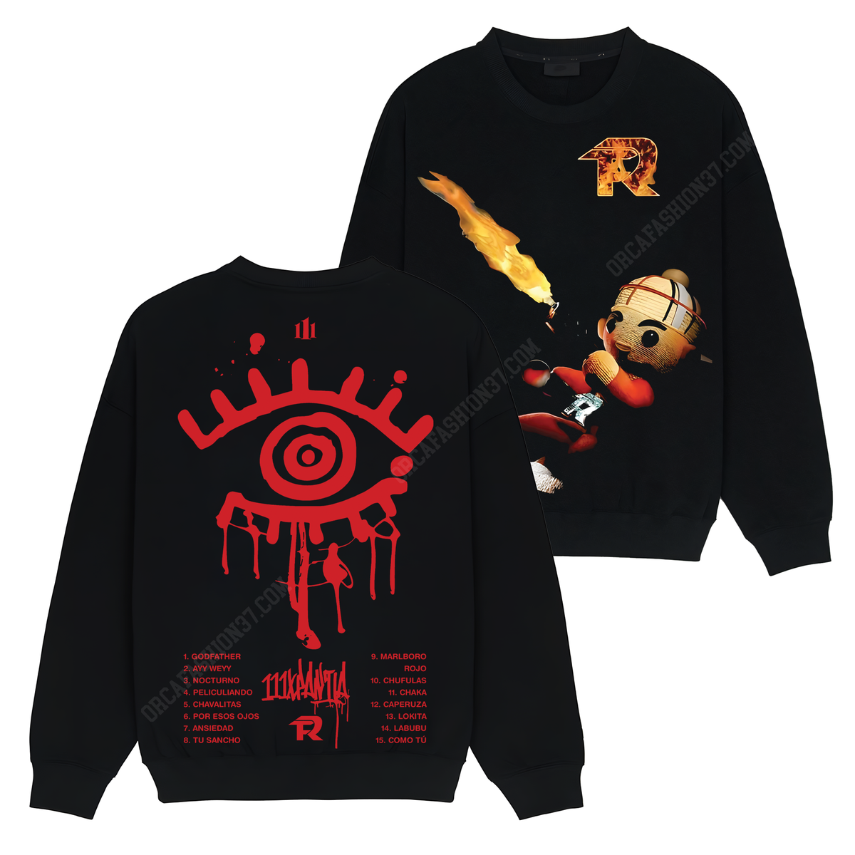 111XPANTIA Album T-Shirt Sweatshirt Hoodie - Fuerza Regida #10