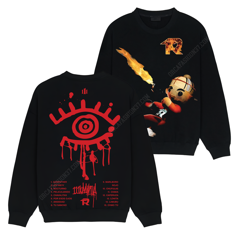 111XPANTIA Album T-Shirt Sweatshirt Hoodie - Fuerza Regida #10