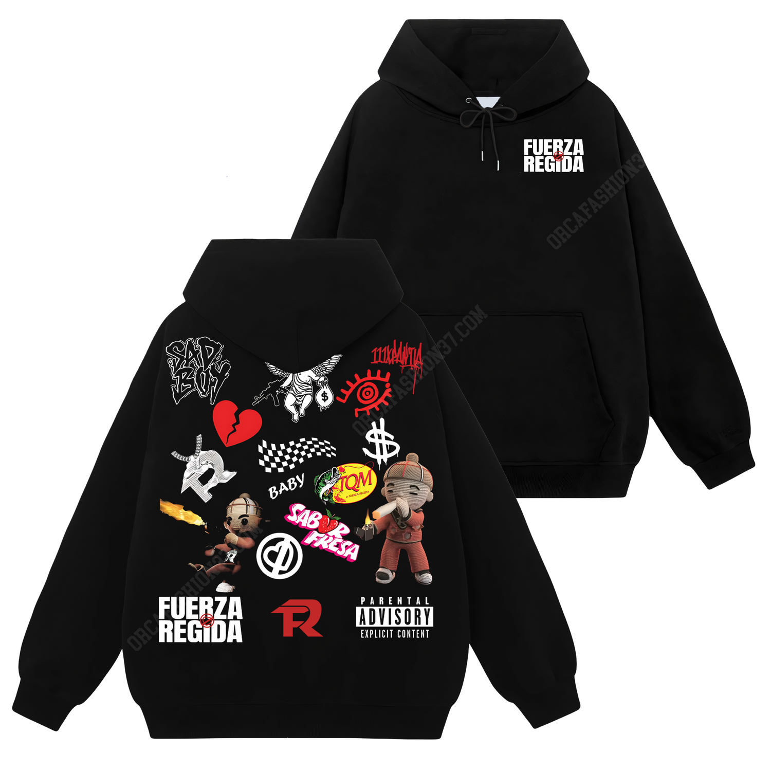 Fuerza Regida Full Album T-Shirt Sweatshirt Hoodie - Fuerza Regida #3