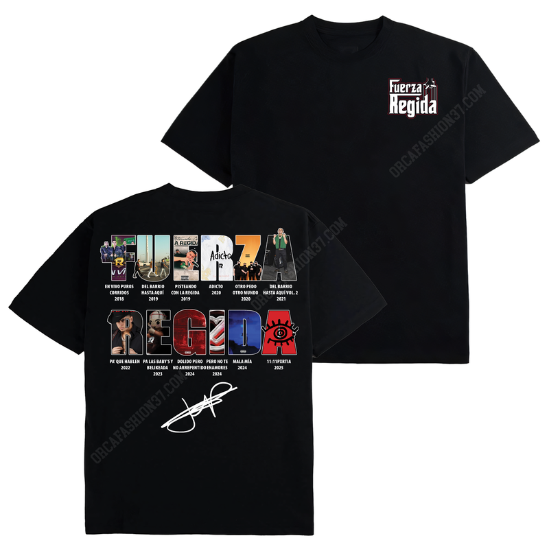 Fuerza Regida Full Album T-Shirt Sweatshirt Hoodie - Fuerza Regida #4