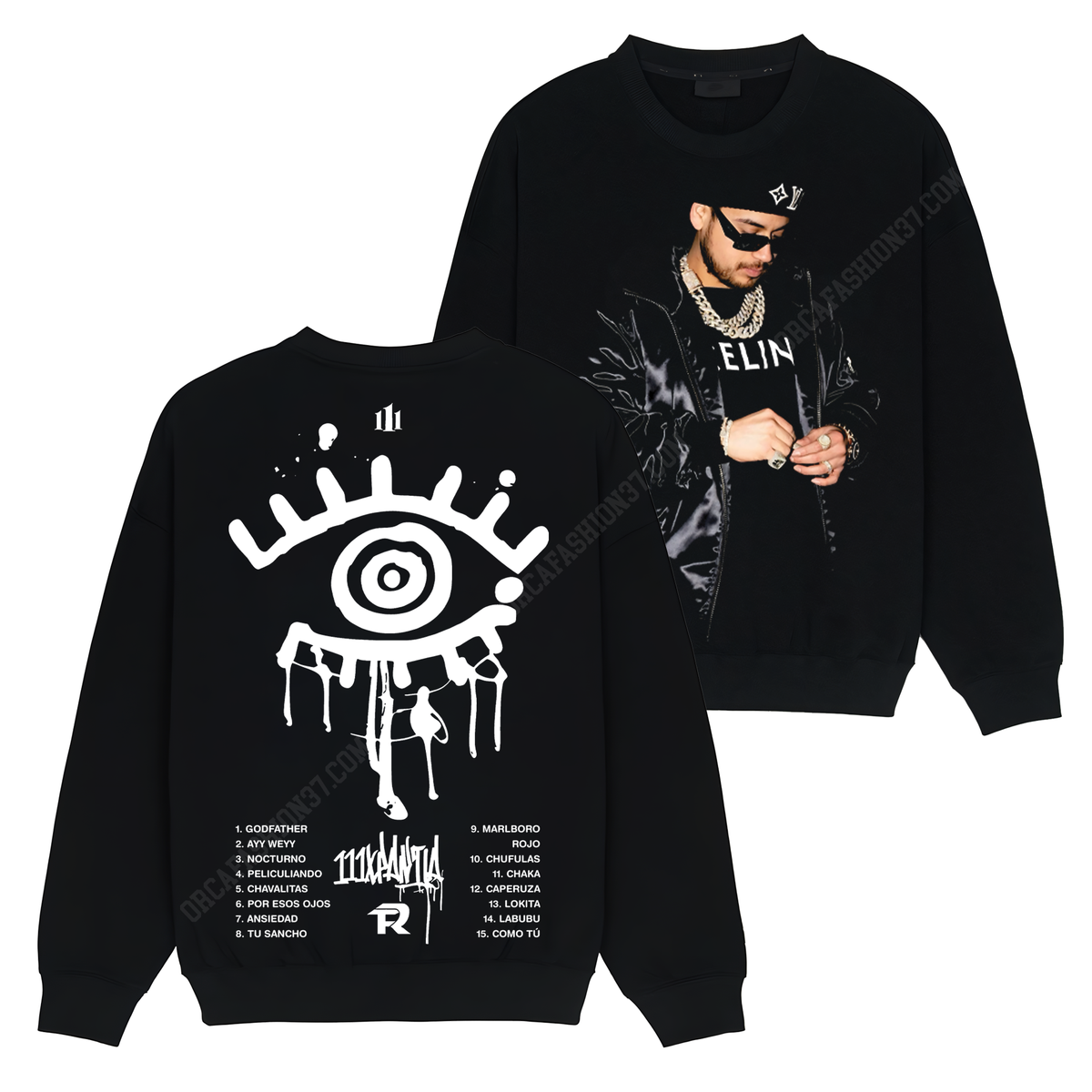 JOP 111XPANTIA Full Album T-Shirt Sweatshirt Hoodie - Fuerza Regida #7