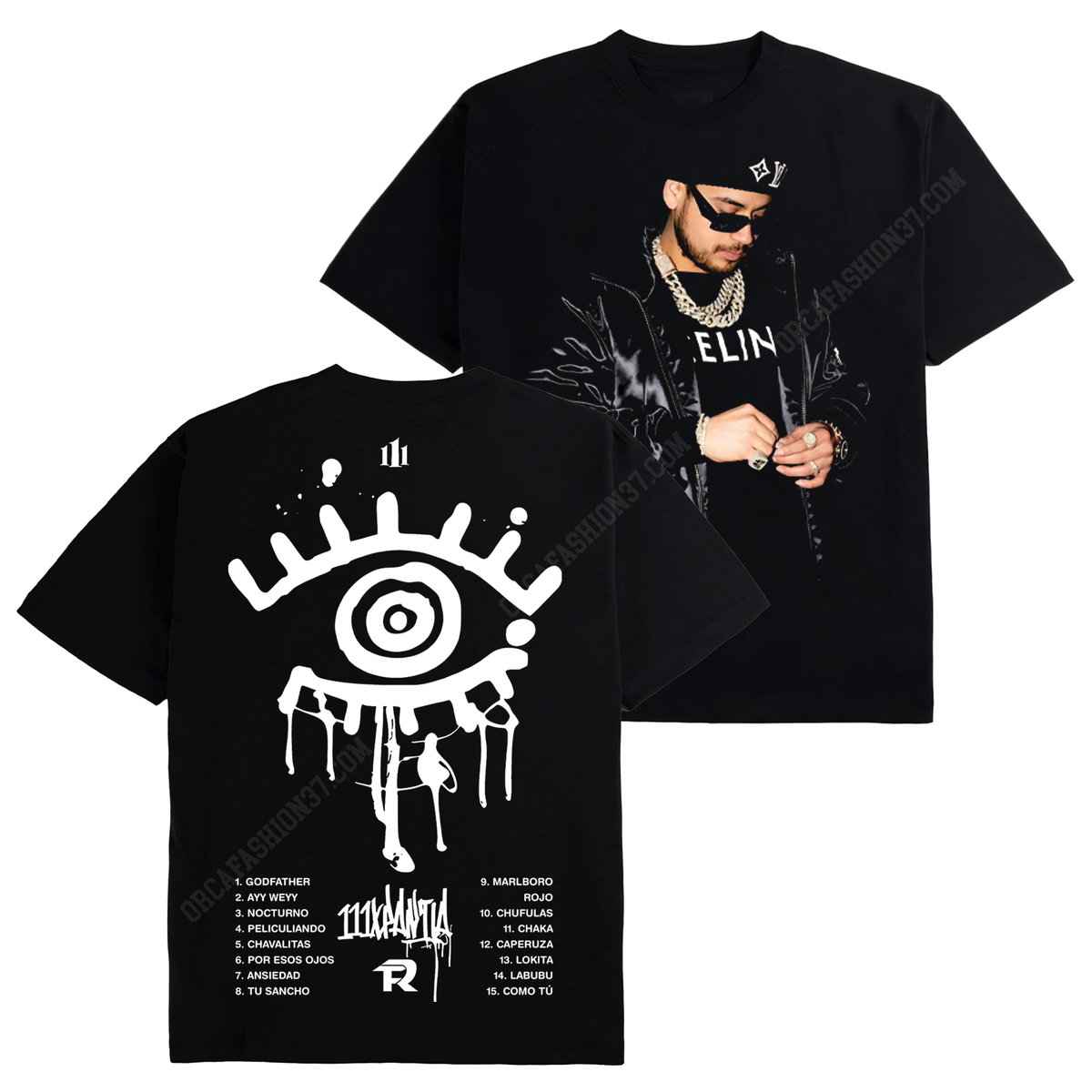 JOP 111XPANTIA Full Album T-Shirt Sweatshirt Hoodie - Fuerza Regida #7