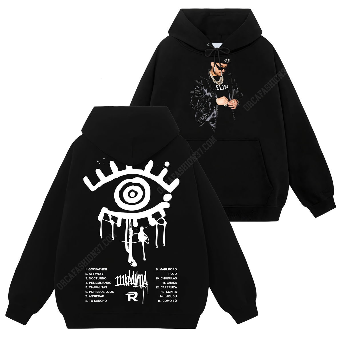 JOP 111XPANTIA Full Album T-Shirt Sweatshirt Hoodie - Fuerza Regida #7